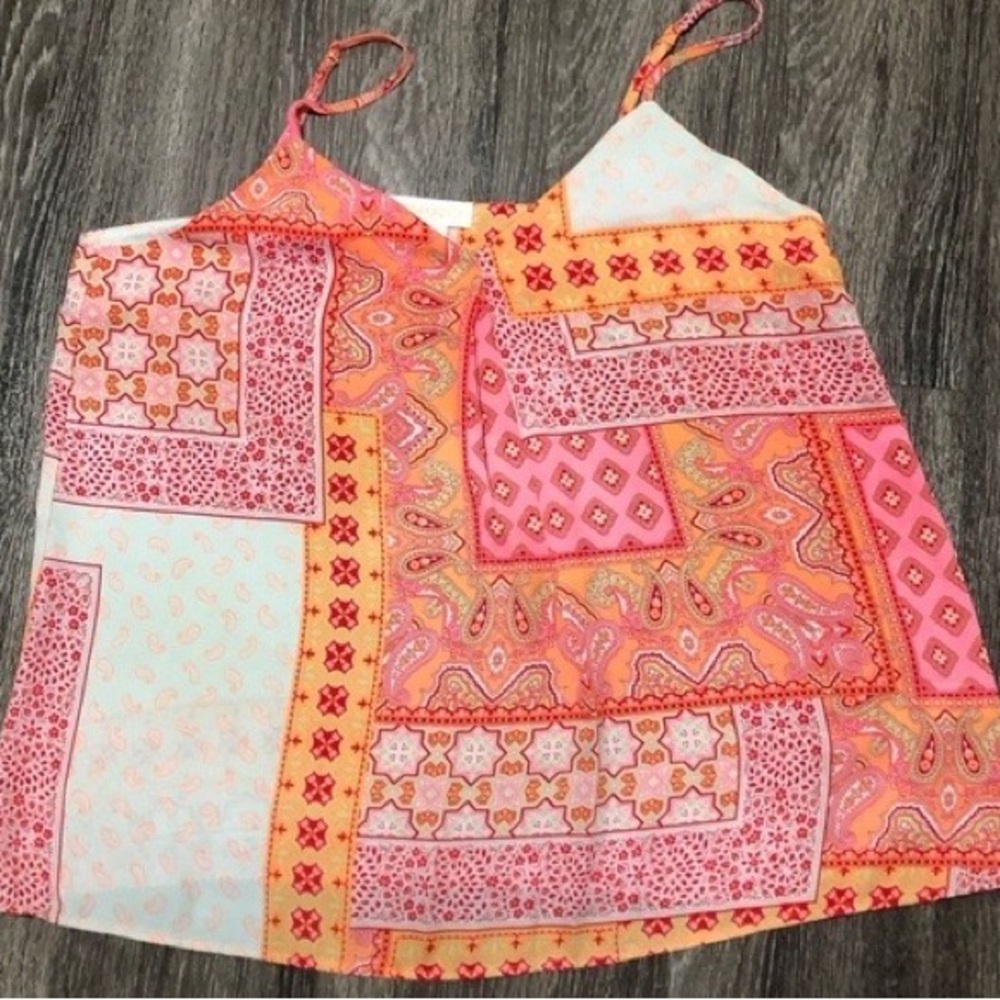 Cynthia Rowley Multicolor Patterned Cami